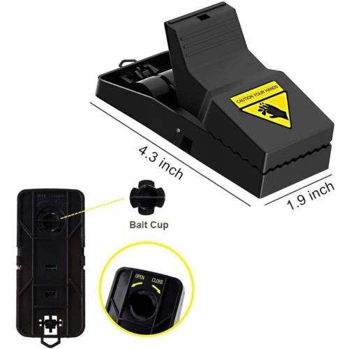 Mouse Trap, Mice Traps That Work Best Snap Traps for Small Mice and Mouse Outdoor Indoor Quick Kill and Reusable Mouse Traps 6 Pack