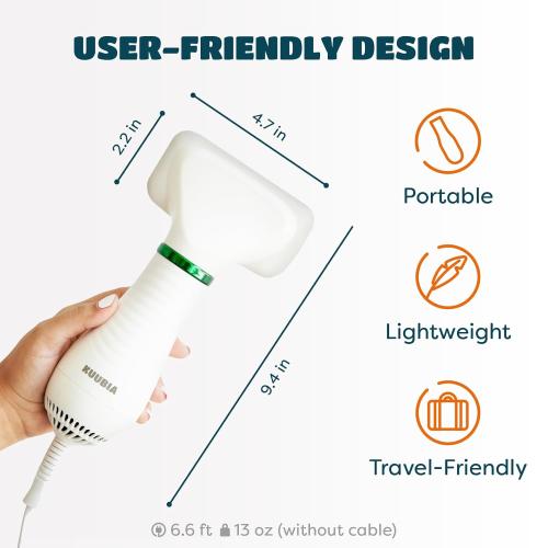 2-in-1 Dog Hair Dryer with Slicker Brush for Small-Sized Dogs