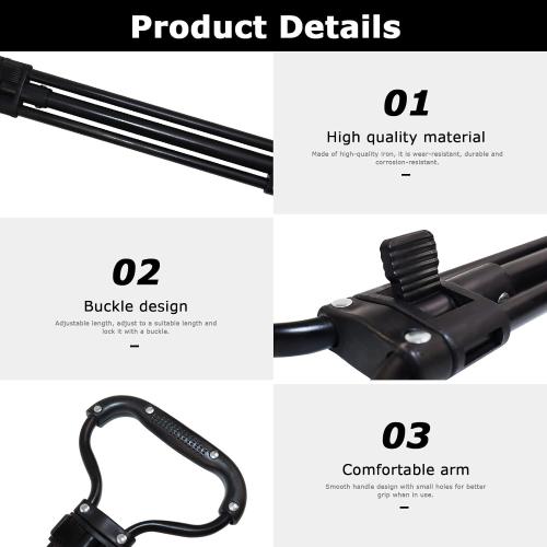 Wagon Replacement Pull Handle Spare,Stroller Wagon Pull Handle，Suitable for Outdoor Camping Trolley Handle Accessories（Not Including Wagon）