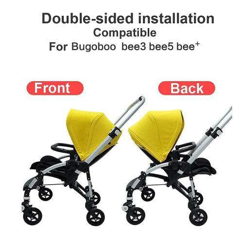 Color Black Snack Tray and Bumper Bar Compatible for Bugaboo Bee 3 Bee 5 Bee 6 Stroller