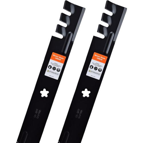 Grasscool 134149 Mulching Blades with 5-Star Mounting Pattern for Craftsman 42 inch Deck Riding Lawn Mower Replace 138971 532138971 138498