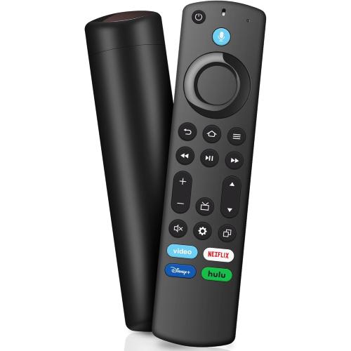 Replacement Voice Remote Control for All Insignia Fire-Series TV Remote, Fit for TV Cube/Stick 4K Max/Stick 4K(1st/2nd Gen), Stick (2nd/3rd Gen)/Lite/HD, Fit for Hisense, Toshiba/Pioneer Smart TVs