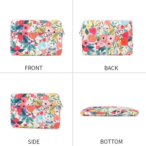 Canvaslife Garden Rose Waterproof Patten Laptop Sleeve 14 inch 14.0 inch Laptop case Bag