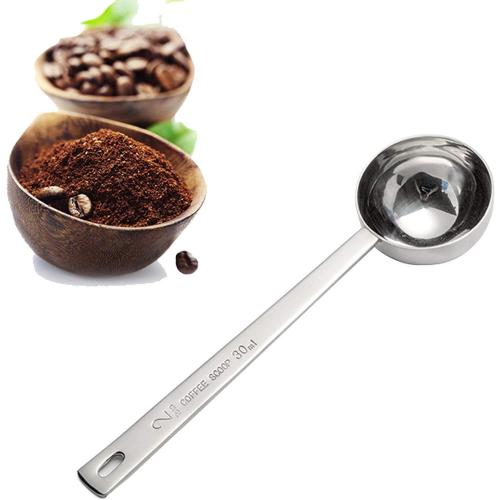 Coffee Scoop Stainless Steel Tablespoon long handled Spoons 2Tbs (30ML)