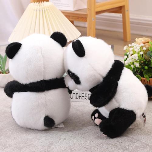 Cute Panda Stuffed Animals, 7.8'' Panda Plush Toy Birthday Christmas Valentine’s Day Gift for Kids Girlfriend (C)