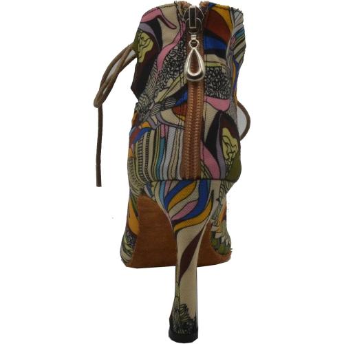 Womens Professional Zip Latin Dance Ankle Boots Ballroom Tango Shoes Custom Heels Jazz Heels Dancer Exotic - 8.5