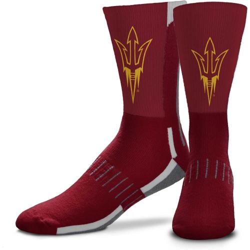 Size L For Bare Feet NCAA Adult State and University Crew Socks - Polyester blend - Unisex - High-performance socks provide