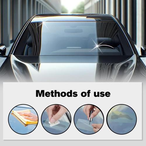 Windshield Crack Repair Kit, 2025 Upgraded Glass Crack Repair Liquid for Windscreen, Cracked Windshield Repair Kit for Car Glass Fixing, Universal Cracks Gone Glass (1pc)