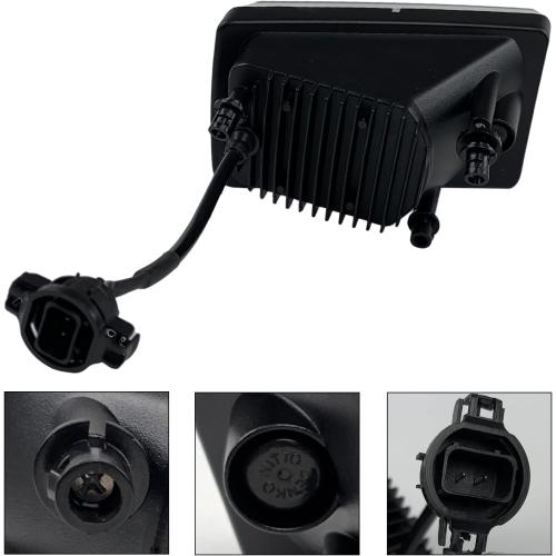 LED Fog Lights Compatible with 2007-2015 Chevy Silverado Suburban Avalanche/Tahoe/ 10-14 Yukon/ 07-08 Cadillac Escalade, Front Bumper Driving Fog Lamps with Clear Lens