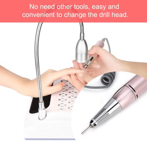 Electric Nail Drill Pen Replacement, 30000RPM Nail Drill Handle Handpiece Nail Polishing Machine Handle Accessory for Electric Nail Grinding Machine(Polish Pen)
