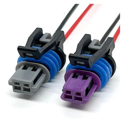 2Pin Car Transducer Wiring Harness Connector Fit Compatible 15449028 15449027(2Pin A,5 Pcs)