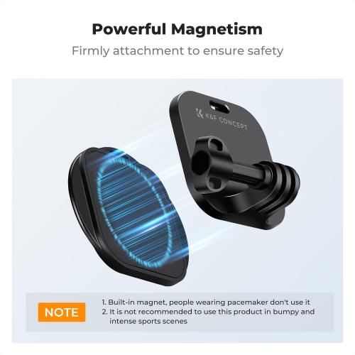 K&F CONCEPT Magnetic Action Camera Chest Mount for GoPro Hero 13/12/11/10/9