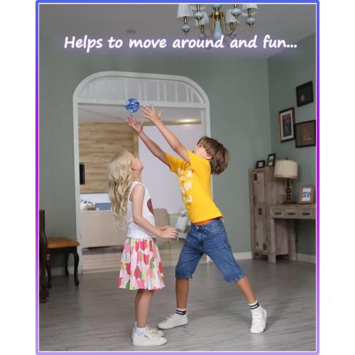 2 Pcs Flying Orb Ball Toys(Blue Red) Soaring Hover Spinner Hand Controlled Mini Drone for Kids Adults Outdoor Indoor