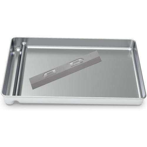 Stainless Steel Reusable Litter Tray Compatible with Petsafe Scoop-Free Self-Cleaning Cat Litter Boxes - Never Absorbs Odor, Stains, or Rusts (Stainless Steel Litter Tray) (Extra Deep)
