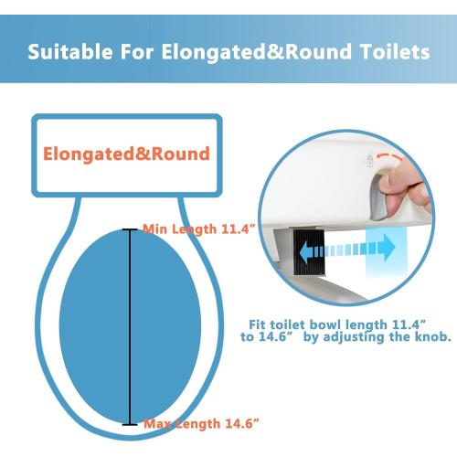WeHwupe Raised Toilet Seat with Handles for Elderly - Toilet Seat Risers for Seniors with Adjustable Padded Arms - Elevated Toilet Safety Seat for Standard or Elongated Commode