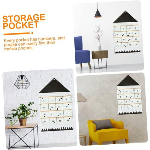 BUGUUYO Wall Hanging Pocket Organizer Door Storage for Classroom Dormitory and Home Use Material Strong Load Bearing Easy Installation Walls Doors