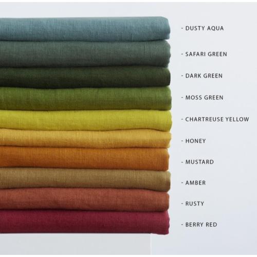 Linen Double Ruffle Duvet Cover Set, French Linen Bedding Set Shabby Chic Ruffled Duvet Cover with Extra Long Ruffles, Queen King Cal King 3 PCS Set (Grape, US King)