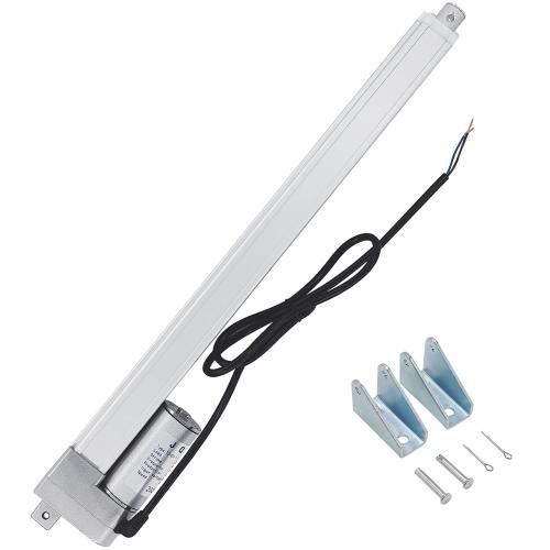 14 Inch Stroke 12V Linear Actuator 300N/66lbs Speed 1.77/sec Electric Actuators with Mounting Bracket for Home Automation, Window Opener,Door Opener