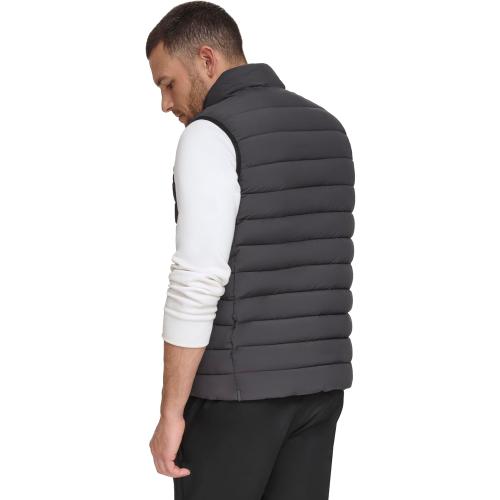 Large   Calvin Klein mens Lightweight Insulated Quilted Zip Front Puffer Vest
