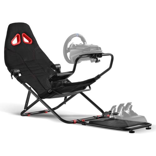 Foldable Racing Simulator Cockpit for Logitech Thrustmaster MOZA | Space-Saving for Apartments, 10-Min Setup, Steel Frame. For G29/G920/G923/G27, T248/T300RS, for Xbox PS5