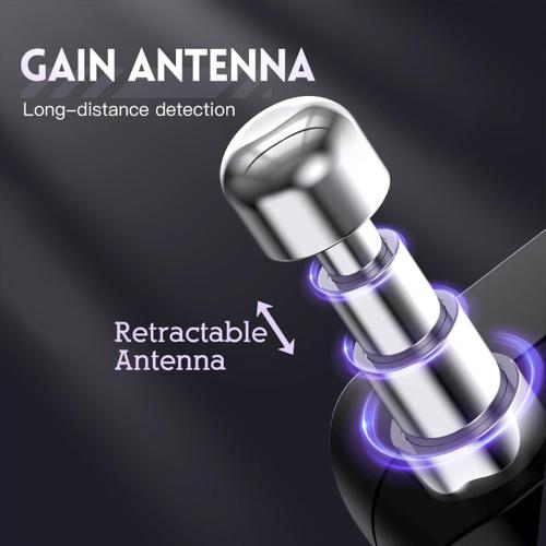 Hidden Camera Detector - Anti-Spy RF Signal Scanner & Lens Finder, 5-Level Sensitivity Portable Bug Detector for GPS Trackers, Ideal for Hotel Travel Home Office