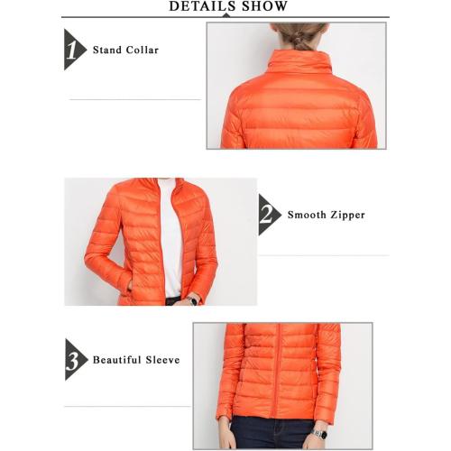 Size 4XL Women's Autumn Winter Jackets Cropped Jackets Down Jackets Packable Lightweight Tops