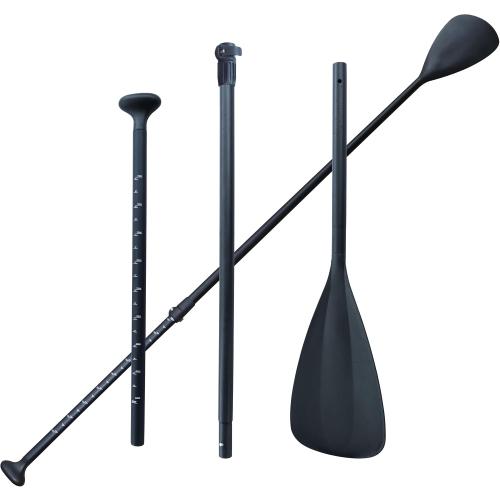 METER STAR 3-Piece Adjustable Aluminium SUP Paddle Board Paddles, Lightweight Stand Up Paddle Oars for Paddleboard, Adjustable Aluminum Alloy PU Coated Shaft 67-83 for Surfing, Floating,Water Sport