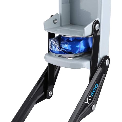 Keenso Wall Mounted Can Crusher, Heavy Duty 16oz Aluminum Can Smasher with Bottle Opener, Metal Recycling Tool
