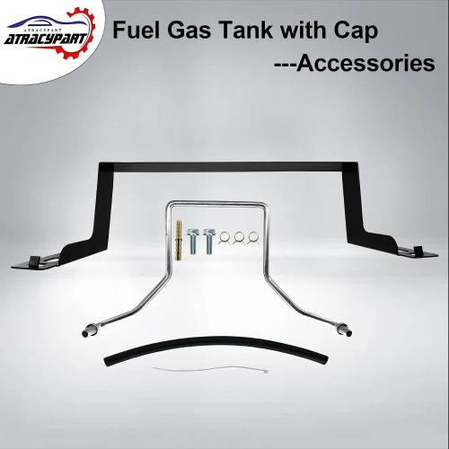 Fuel Gas Tank with Cap | Compatible with John Deere Scotts Sabre L100 L110 L120 L130 L105 L118 L111 L108 & More | Replace#: GY21876, GY21102, GY20894