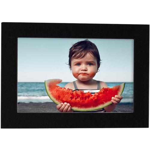 Poster Palooza 11x14 Mat Bevel Cut for 9x12 Photos - Acid Free Black with Black Core Precut Matboard - For Pictures, Photos, Framing - 4-ply Thickness