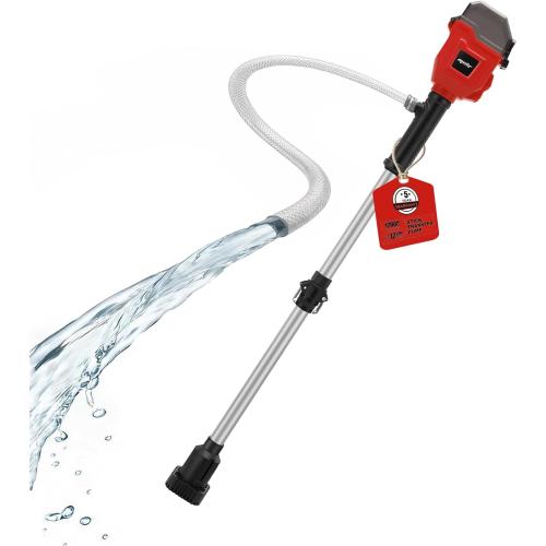 Cordless Stick Water Transfer Pump Compatible with Milwaukee 18V Battery | Tool Only, 720GPH Brushless Battery Powered Submersible Pump, Portable Sump Pump Utility Pump for Pool Garden Pond Boat RV