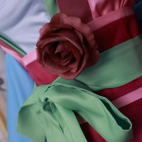 Size L Anime Apothecary Diaries Maomao Cosplay Costume with Wig Accessories Halloween Women's Cosplay Kimono Dress