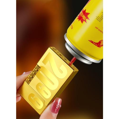 Jet Torch Butane Lighters - Kitchen and Match Gas lighters as Gifts for Men (Free of Butane Gas) (Sliver)