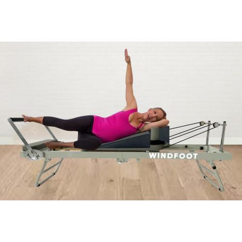 Large Upholstered Wedge for Pilates Reformer Machine, Fitness Equipment for Pilates, Pilates Reformer Accessories for Floor Exercises, Ideal for Home Pilates and Studio Use.