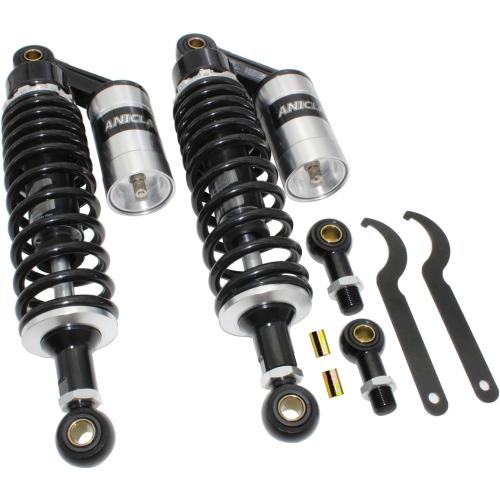 Pair 320mm&340mm motorcycle shocks Universal Motorcycle Rear Air Shock Absorbers