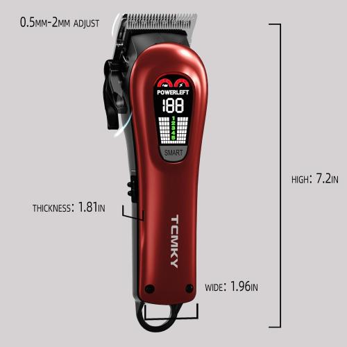 TCMKY Hair Clippers for Men Barber Clippers Rechargeable Hair Trimmer Kit