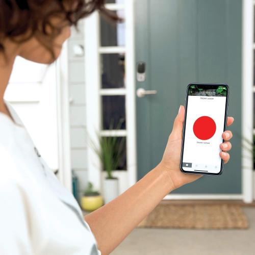 Yale Assure SL Deadbolt Smart Lock, Black Suede Keyless Entry Door Lock with Wi-Fi Connected Touchscreen for Front or Back Door, YRD256-CBA-BSP (no test)