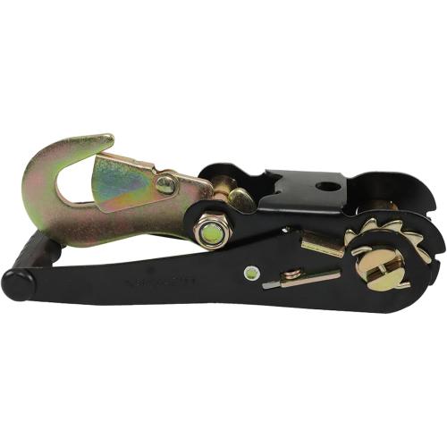 Silscvtt Pro Series Orange Lasso Style Car Tie Down with Snap Hooks 2 Inch x 96 Inch 4 PCS 3,300 lbs Safe Working Load