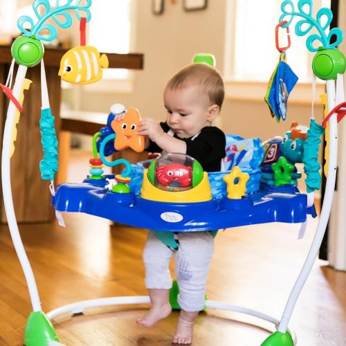 Baby Einstein Neptune's Ocean Discovery Activity Baby Jumper Activity Center, Ages 6 Months  , Max Weight 25 lbs., Unisex