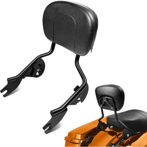 Detachable Passenger Backrest,Quick Detach Passenger Backrest Sissy Bar for Harley Davidson Touring Electra Glide Road King Street Glide Road Glide 2009-2024