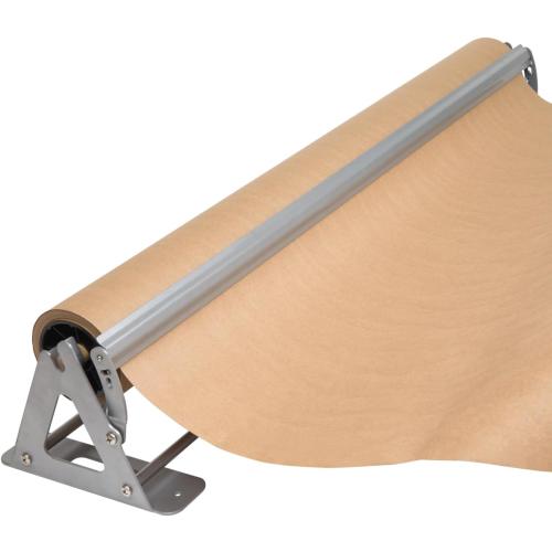 DIY Crew 36 Inch Paper Roll Dispenser and Cutter - Heavy-Duty Wall Mountable, Non Slip Tabletop - Kraft, Freezer, Butcher Paper - Up to 1000ft Rolls