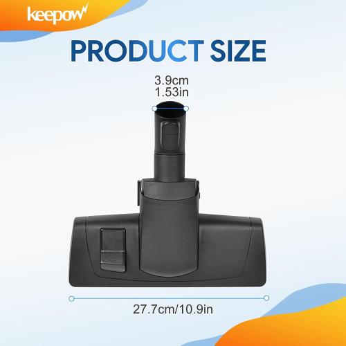 KEEPOW 285-3 Vacuum Attachments Brush Head Compatible with Miele Compact Canister C1 Combination, Classic Smooth Floor Brush | Compact Canister C1 Combination, Classic Smooth Floor Brush