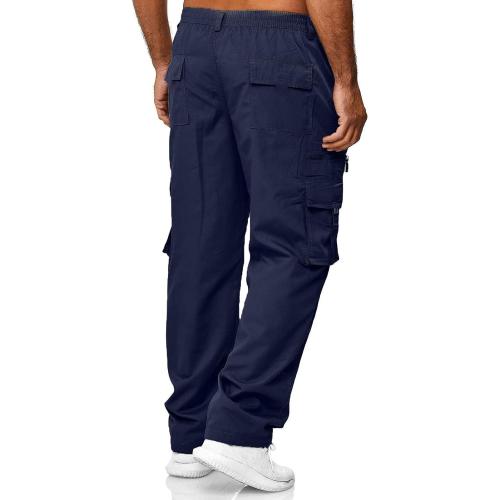 SizeL ...Cargo Pants for Men Casual Y2k Hiking Pants Autumn Chino Trousers Straight Leg Elastic Waist Streetwear Sweatpants,