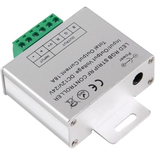 DC 12V-24V 18A LED Lights Controller 24Key RGB Remote Controller for 3528 5050 RGB LED Strip Lights, RGB Led Module Lights