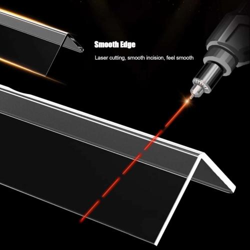 Clear Wall Corner Protector, 2 PCS Self-Adhesive Corner Protectors for Walls, 1.57 W x 35.4 L, Wall Corner Guard for Baby，Furniture，Door，Tables，Cover Sharp Furniture，Easy to Install