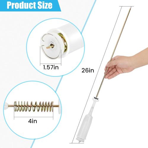 26inch AJK72909307 4902EA1002E Washer Suspension Rods Compatible with Kenmore 796.31512210 796.31512211/ LG WT4970CW WT5070CW WT5170HV, Replaces PD00026805 TAW35618213 AP5736587 2758534 PS8737438