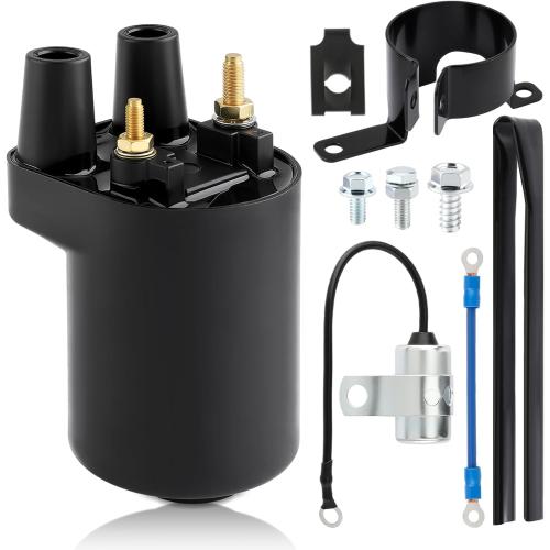AUTOKAY 166-0772 Ignition Coil Fits for Onan Points Models BF BFA BG BGA BGE B43E B43G B43M B43 B48 B48G CCK CCKA CCKB NHA NHB NHC NHE NHP N52M for P218G P220G P224G Engine Re#166-0820 HE166-0761