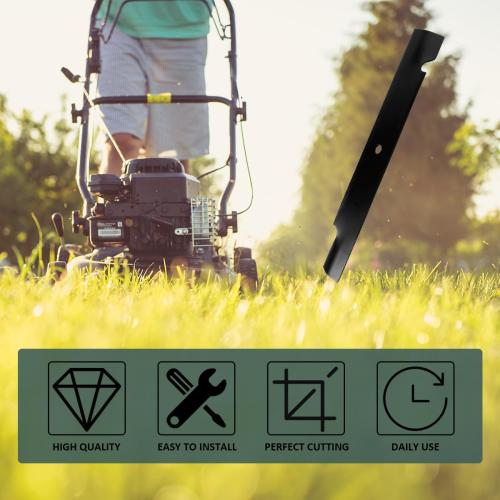 ZALANA Replacement Lawn Mower High Lift Blades for 038-0005-00 - Compatible with Bad Boy 54 MZ Magnum Model Series Rotary 54 Deck Lawn Mower - 3 Pack (edges of 2 blades chipped never used)
