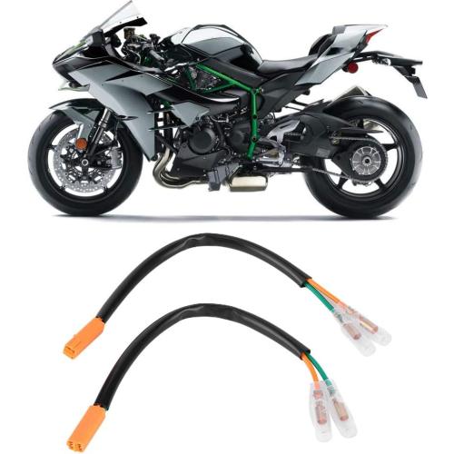 Motorcycle Turn Signal Wiring Adapter Plug Turn Signal Tail Lights Fix Wiring Adapters Fit for Kawasaki Z125 Z250 Z300 Z650 Z900