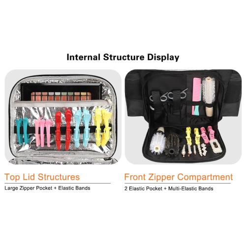 Hairstylist Traveling Bag, Large Capacity Barber Travel Backpack, Hairdresser Bag with Adjustable Dividers, Hair Tools Travel Case, Professional Cosmetology Bags for Supplies, Hair Stylist Must Haves